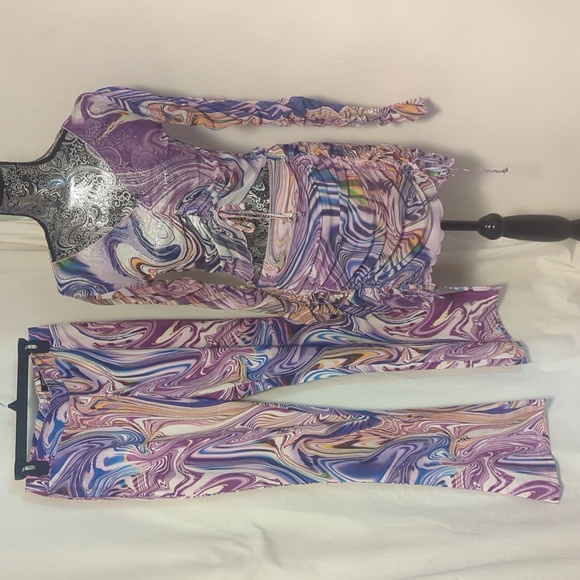 NWT (4 set) Poster Girl purple marble outfits - Picture 2 of 15